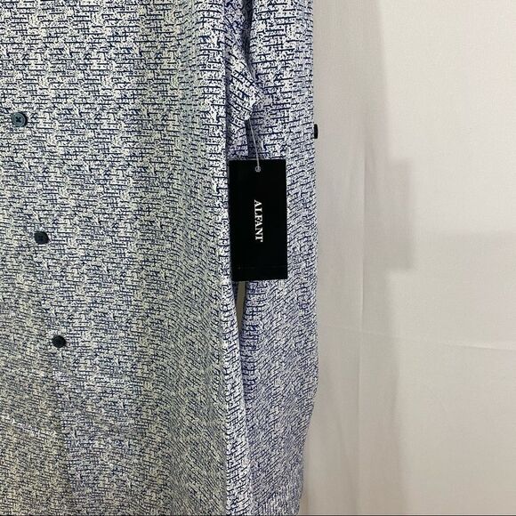 Alfani Men’s Button Down Shirt Geo Static Print - Picture 6 of 6